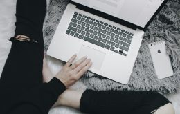 silver MacBook Pro